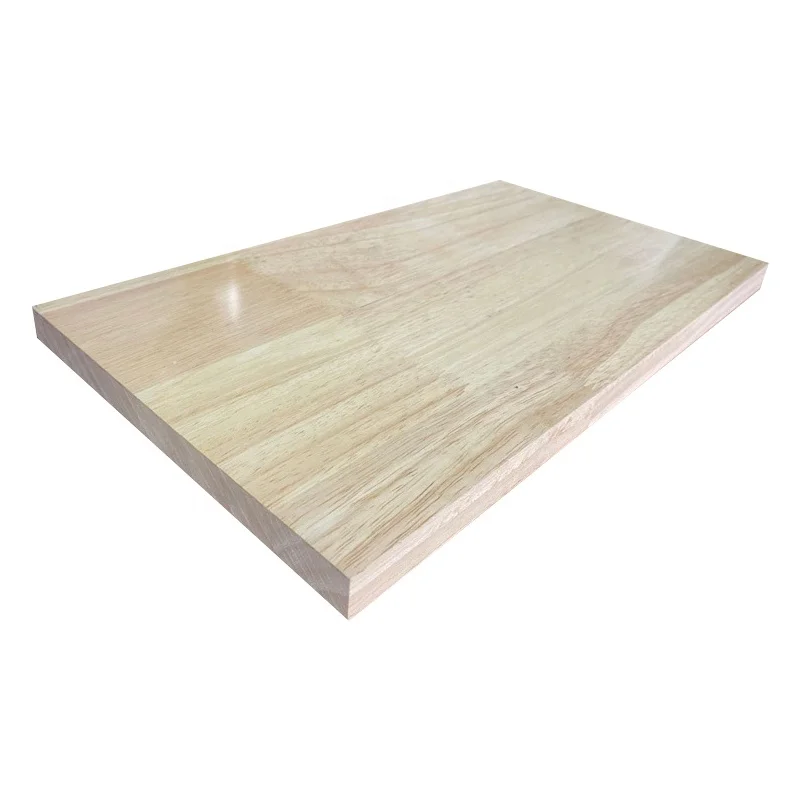 High quality Cost-effective Solid Wood 1220*2745*18mm Melamine Faced Laminated Rubberwood Board For Construction manufacture