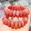 Pulsera de Rodocrosita y Cuarzo