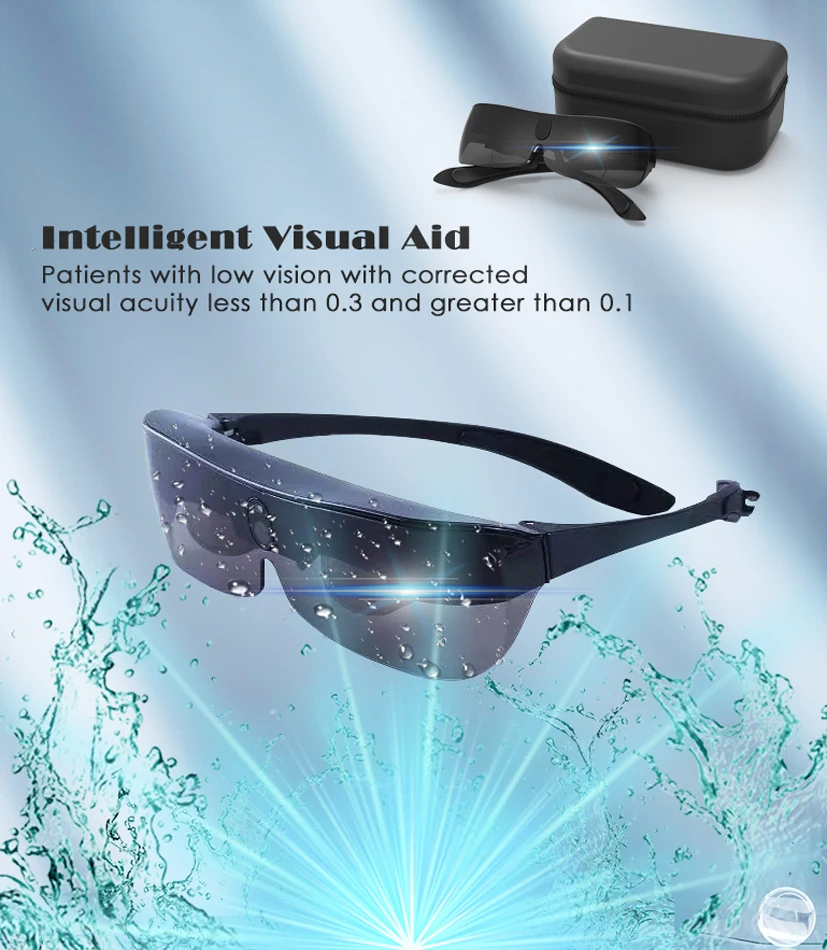 Ophthalmology Visual Aids AR Glasses for the Blind Person