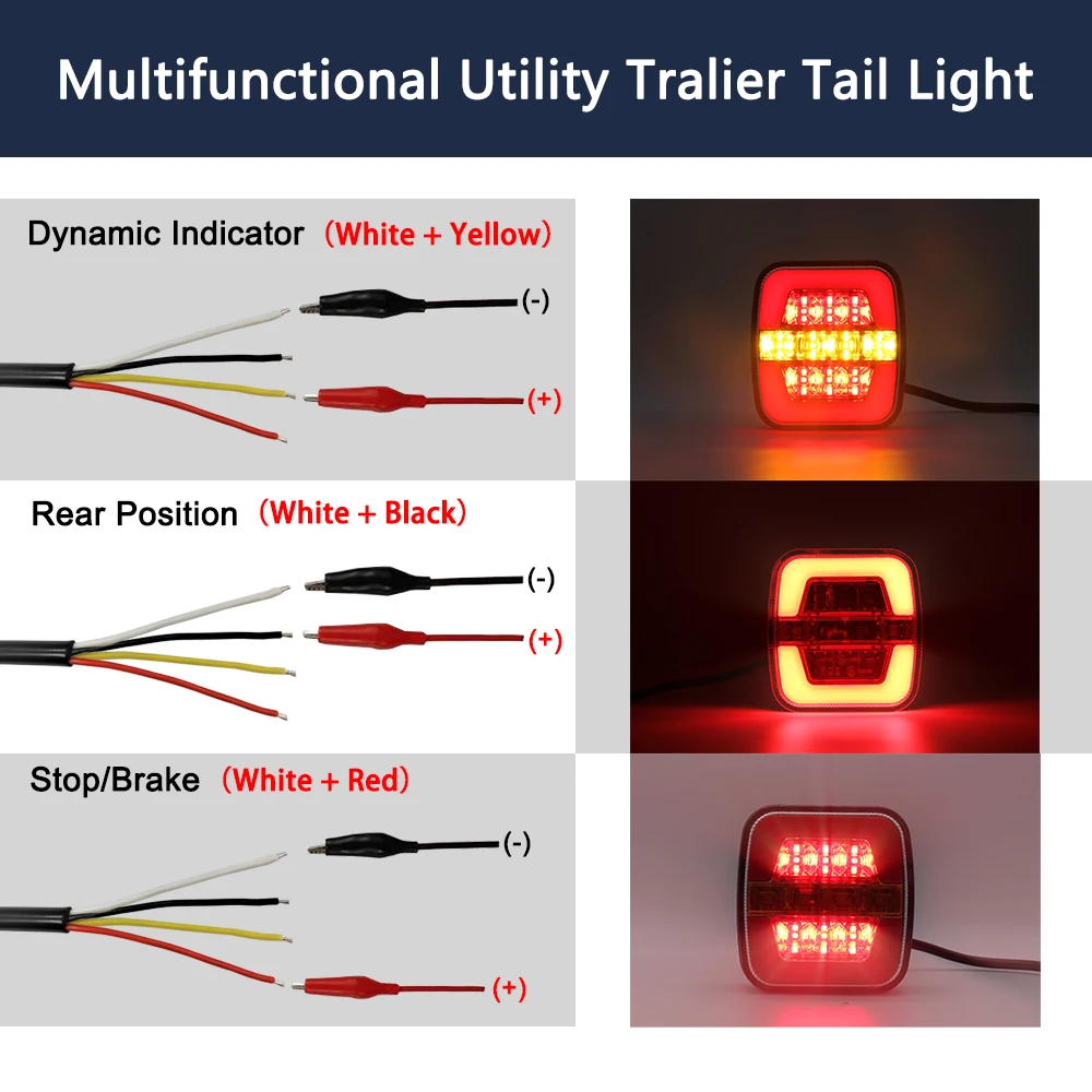 Monirf 1030v Led Truck Tail Light Led Trailer Tail Light With Brake Turn Tail Screw Mounting