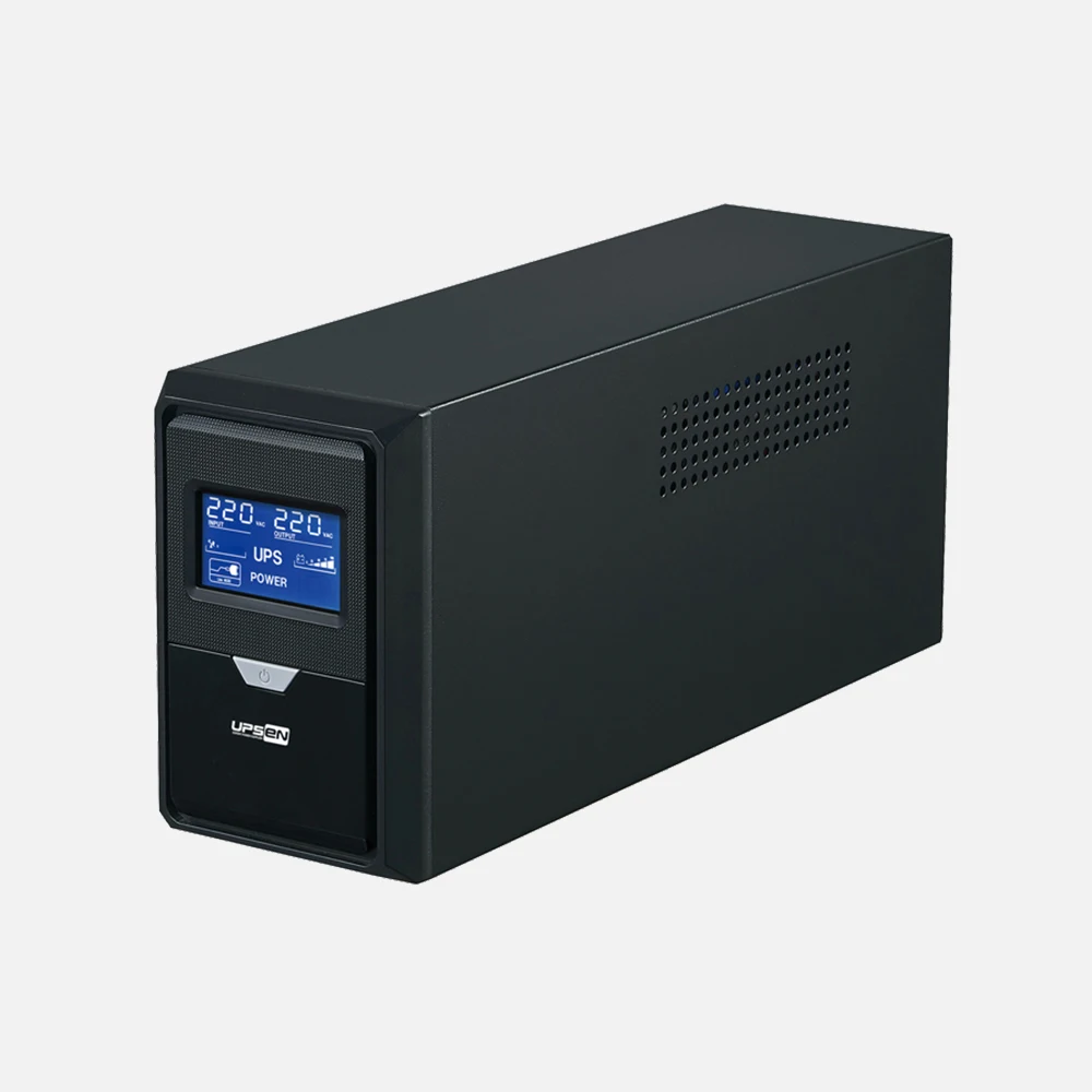 Small 650VA UPS Lithium Mini Backup Power Supply for Computers Wifi Router German Standard Plug Socket Offline Use Single Phase