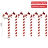 23cm red and white bright crutches (6)