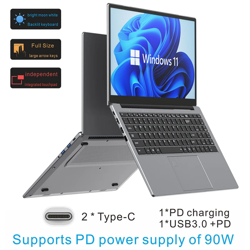 New Game Core I9 10th Gen 15.6inch Window10 11 Hardware Software 11th Generation I7 I5 16GB RAM 1TB SSD Computer Notebook Laptop