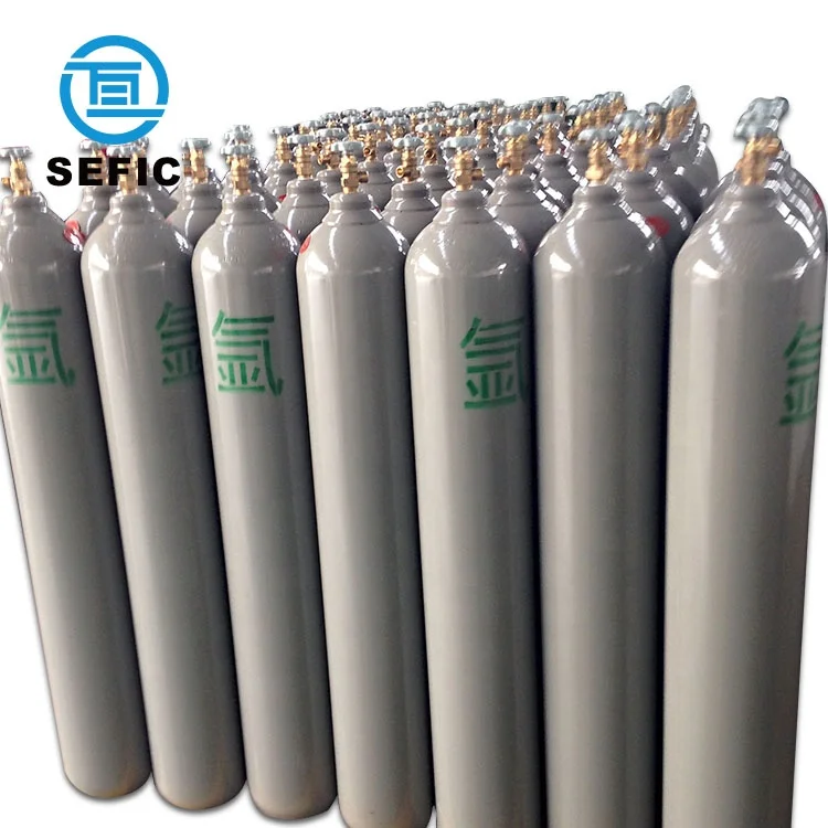 ISO9809-1 Standard TPED Certification G Size Argon Gas Cylinder 50L Argon Gas Bottle