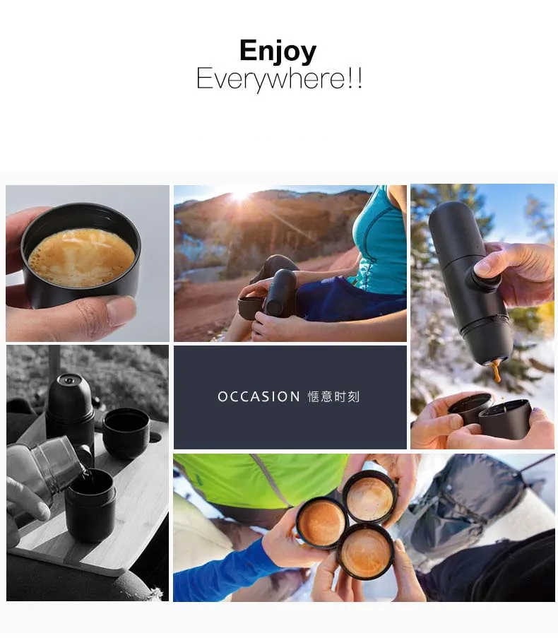 Tiktok-cafetera De Mano Portátil Para Uso En Exteriores,Máquina De Espresso  Compatible Con Cápsulas,Gran Oferta - Buy Mano Máquina De Café,Portátil  Máquina De Café Espresso,Café Al Aire Libre De Product on Alibaba.com