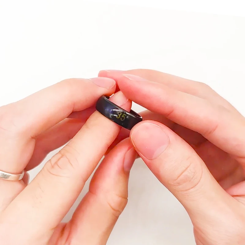 Multifunction Magic Ring Intelligent NFC Smart Ring for NFC Android Mobile Phone and Temperature Sensing