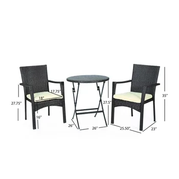 Free Shipping Rattan Chair Set for Outdoor Cotton Steel Casual Furniture Sofa Set Modern Garden Sofa Patio Set