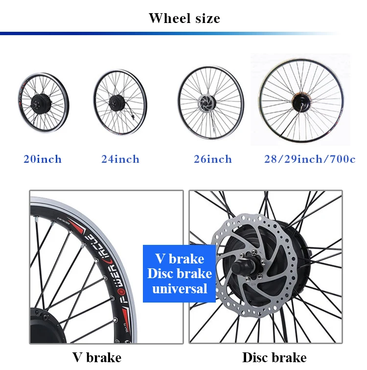 Customizable 36v 250w Hub Motor Diy Electric Bike Kit Low Price ...