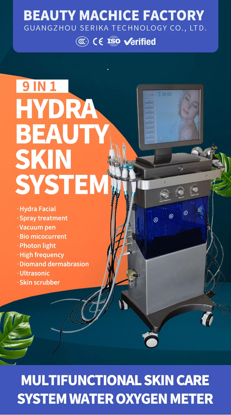 high pressure jpeel Hydra Magic Dermabrasion Facial cleaning Machine