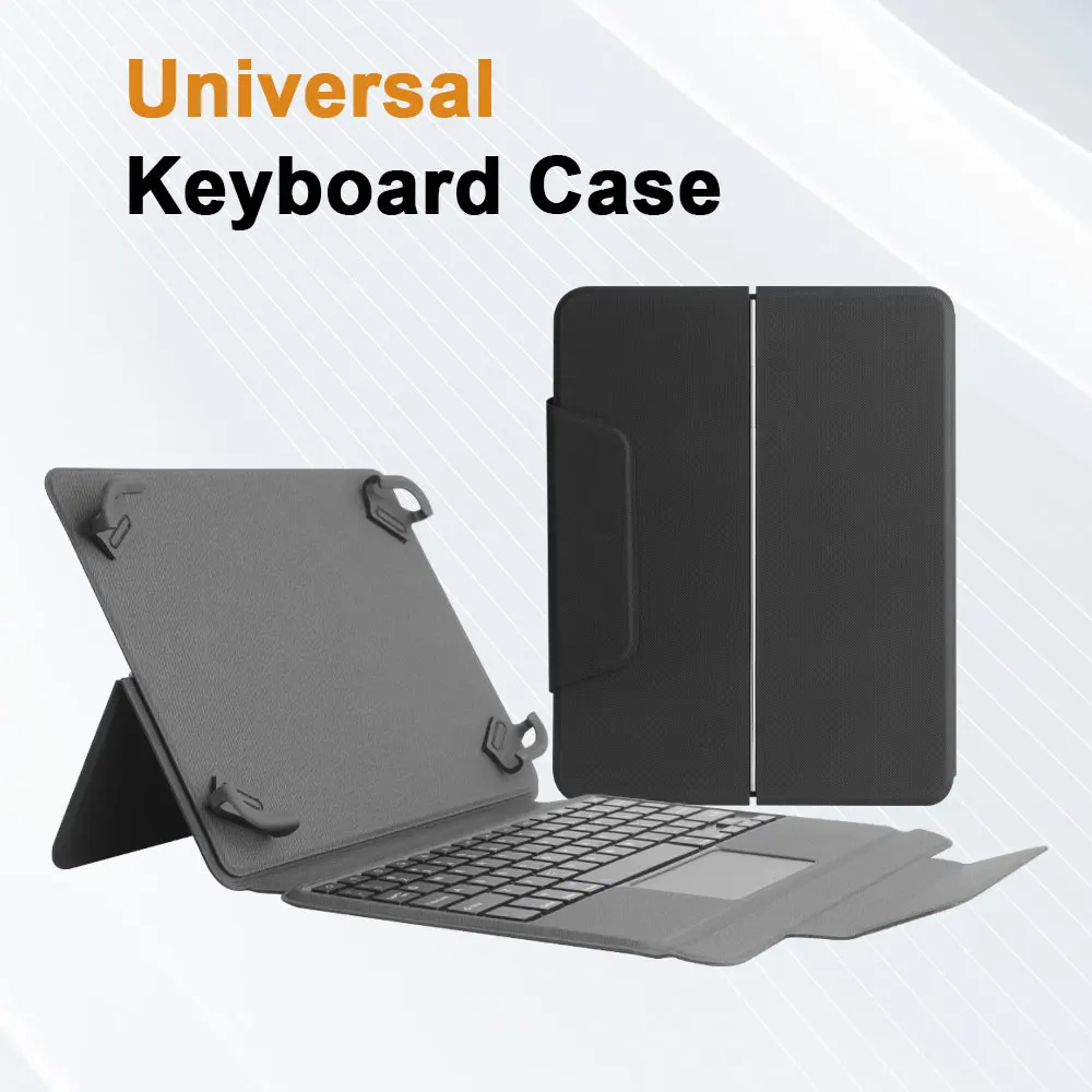 product factory directly manufacture universal tablet case with magic keyboard for 9 11 inch soft smooth leather material tablet cover-29