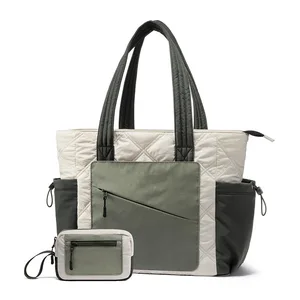 Best-Selling Large Capacity Tote Bag for Women Versatile Shoulder Bag Closure Zipper for Business Travel and Work