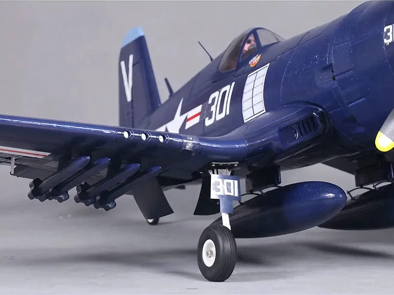 FMS 1400mm F4U Corsair Blue PNP RC爆撃機 | 4250 KV540ブラシレス