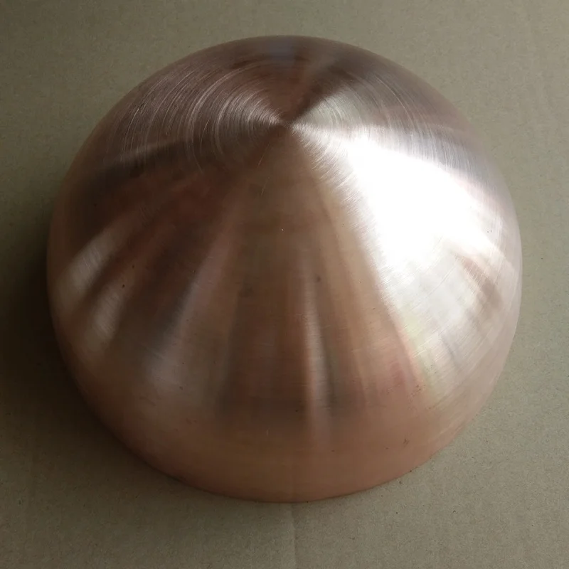Semisfera Cava In Acciaio S235JR &ndash; 150 Mm &ndash; Elemento Decorativo Grezzo &ndash; FeNau GmbH