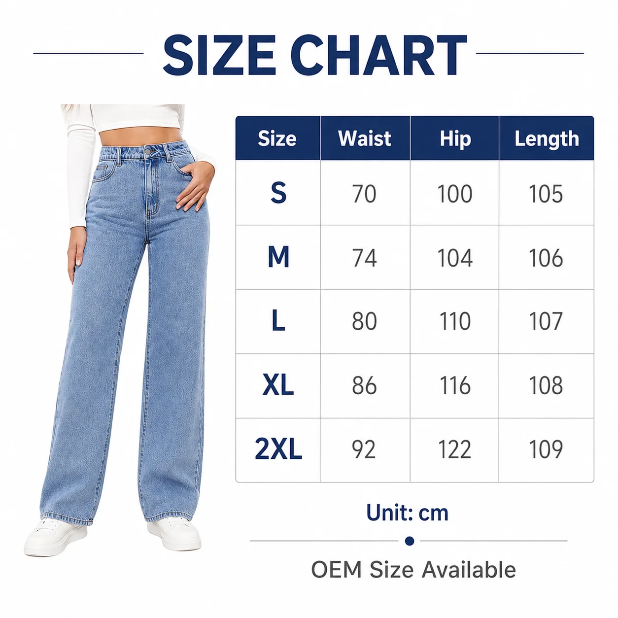 Women Skinny Casual Breathable Eco-Friendly Solid Straight Leg High Waist Blue Washed Cowboy Denim Jeans Vintage 90's Streetwear