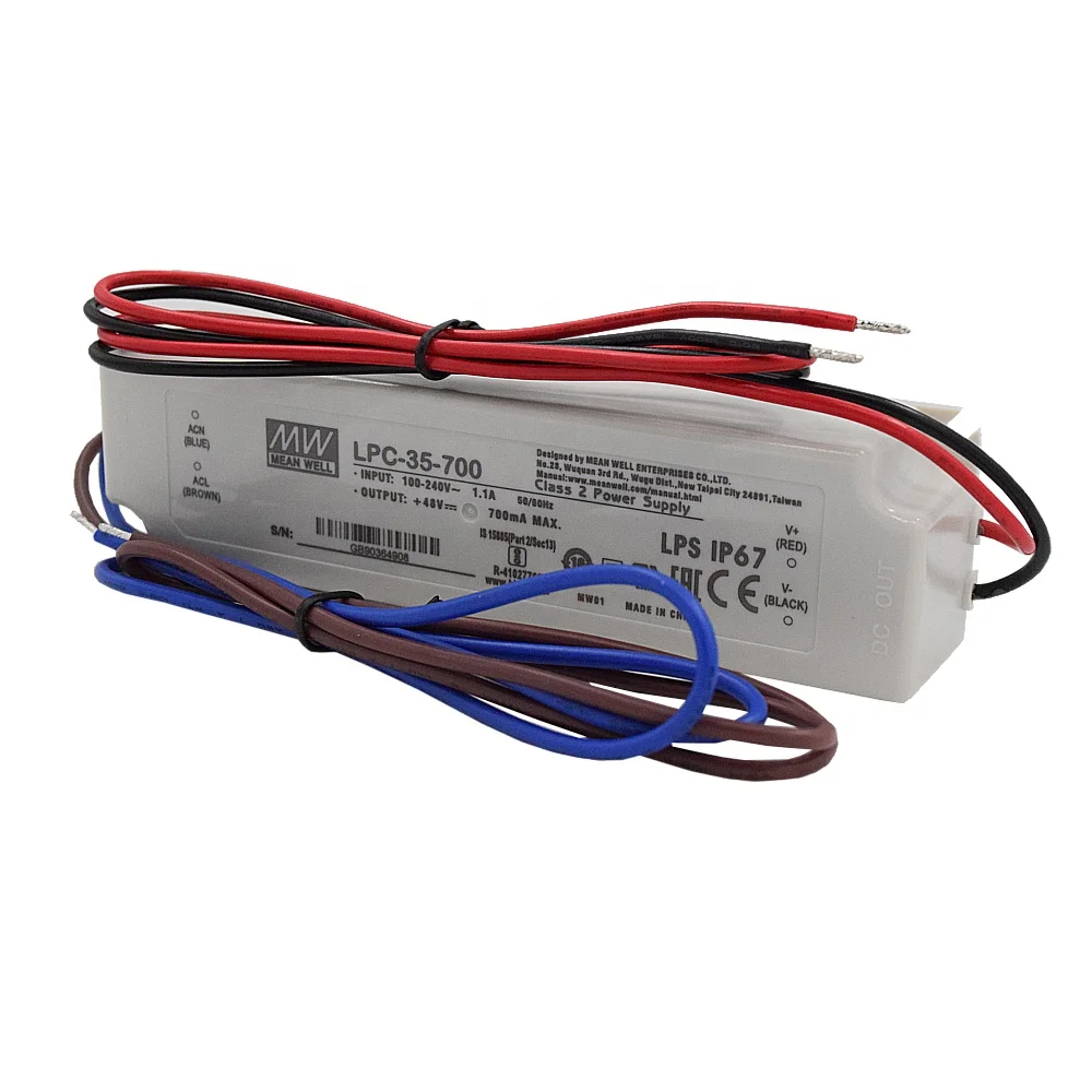 1PC New LED Constant Current Power Supply LPC-35-1050 35W 1050mA 