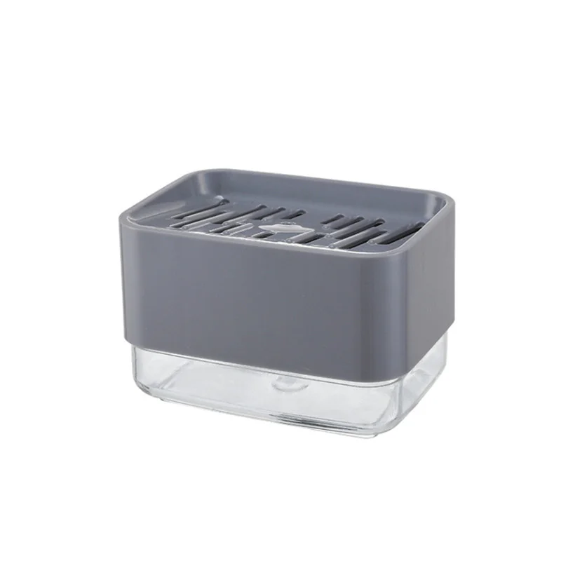 
 Насос Caddy Новый Кухонный 2-в-1 Ручной пресс для чеснока блюдо дозатор жидкого мыла с ABS моющая губка для очистки Hand Free давления caddy  