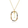 J gold neclace