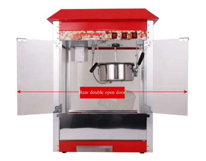 マルチファンクションポップコーンメーカー 黒・ピンク・赤色 小型電動