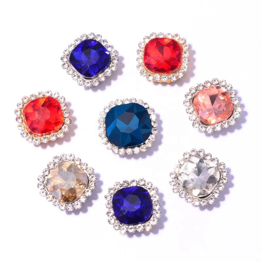 0.3x0.6inch Griffe 200Pcs Horse Eye Couture Coudre Sur Prong