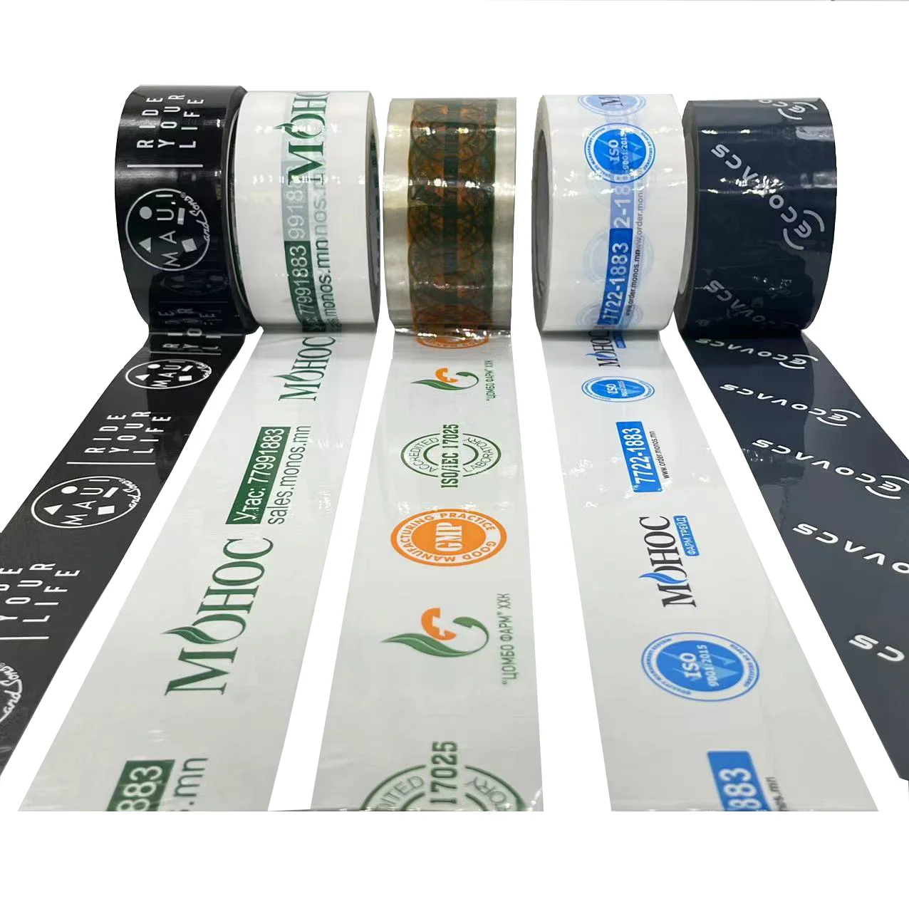 Custom Super Clear Opp Box Fragile Acrylic Adhesive Logo Packaging Tape ...