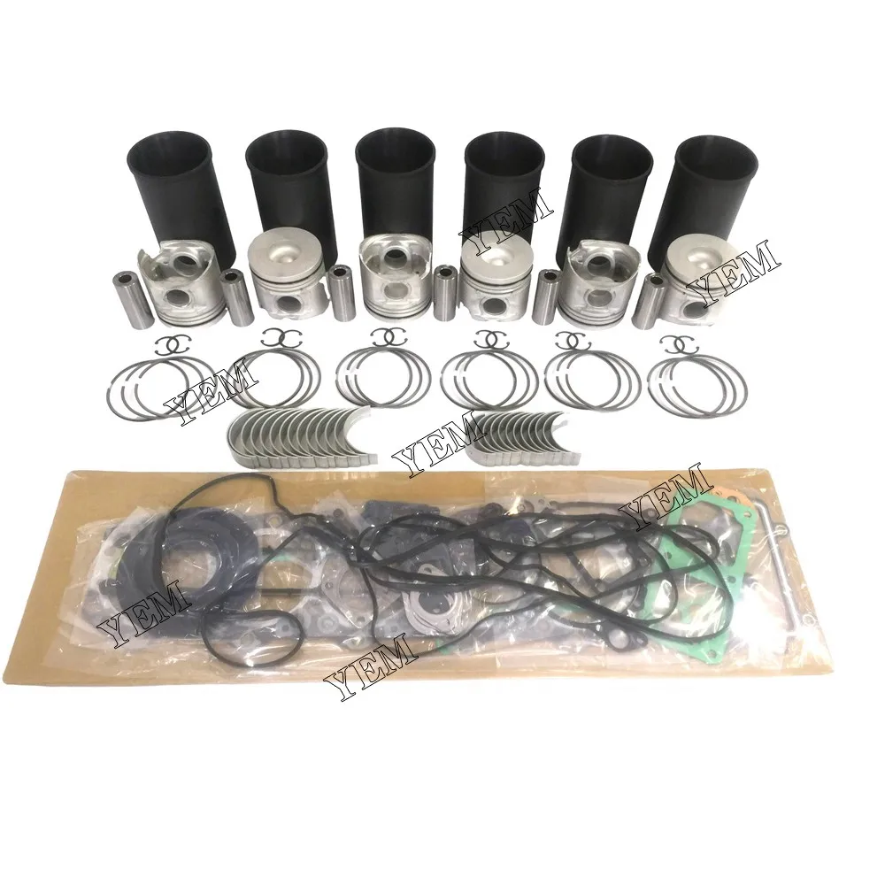 Brand New 6D16 Overhaul Kit With Gasket Set for Mitsubishi Engine.