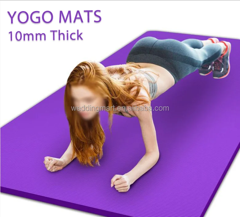 Onestar Sports High Quality 10mm 15 Mm Nbr Yoga Mat Non-slip Thick Pad ...