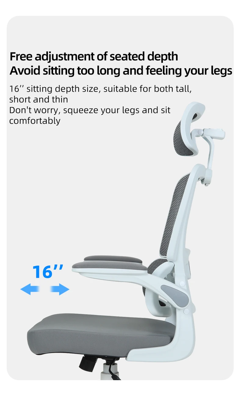 Modern Double High Back Executive Chair Best Ergonomic Mesh Office