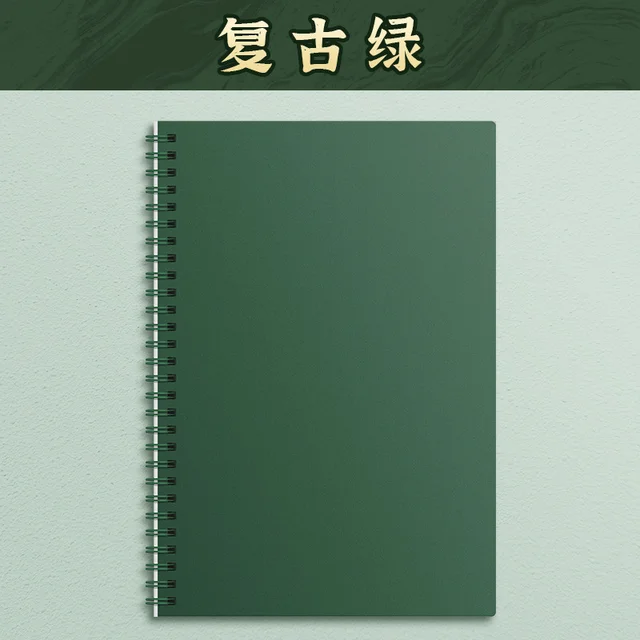 2025 Custom A5 Spiral Coil Bound Planner with 60 Sheet PP Cover B6/B5/A6 Notebook Diary in PVC Paper Fabric-Stationary Wholesale