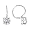 Zircon 7*7mm White Gold Plated