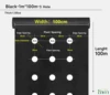 Black-Width 1mX100m