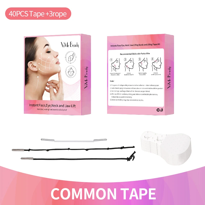 Face Lift Tapes (40Pcs Tapes and 4 Bands for a set) - Fulfillment Center