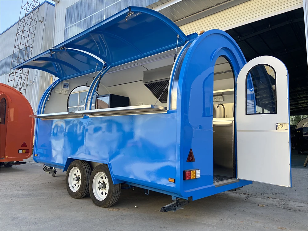 Movable Food Kiosk Catering Trailer/mobile Fryer Food Cart For Sale