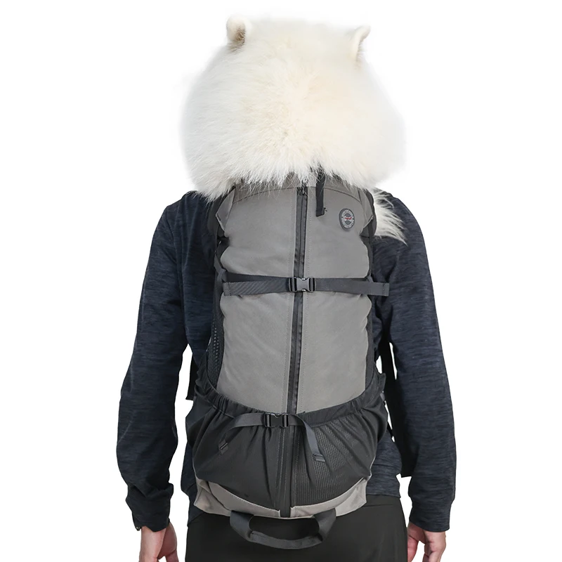 Breathable Mesh Large Dog Backpack Ski Carrying Bag Pet Carrier for Outdoor Adventures