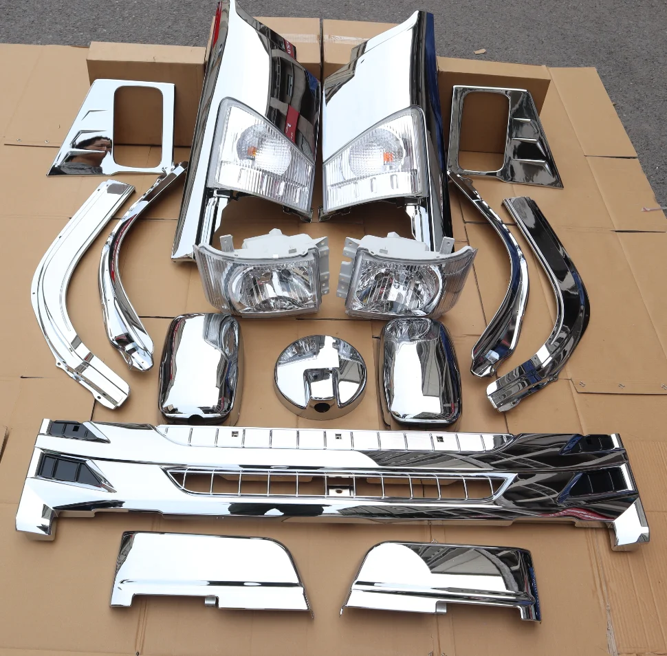 Isuzu NPR Body Kit - Chromed ABS/STEEL Parts for 1986-2018