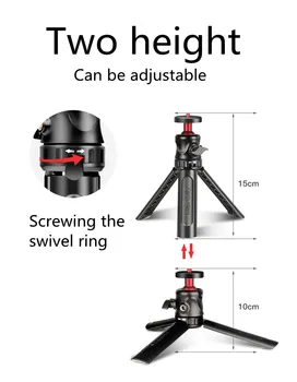 Manbily MT-05 Dslr Phone Vlogger Vlog Tripod Cold Shoe Mobile Phone Tripod Webcam Tripod detail image