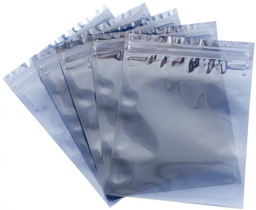 Blue Antistatic Ziplock Bag