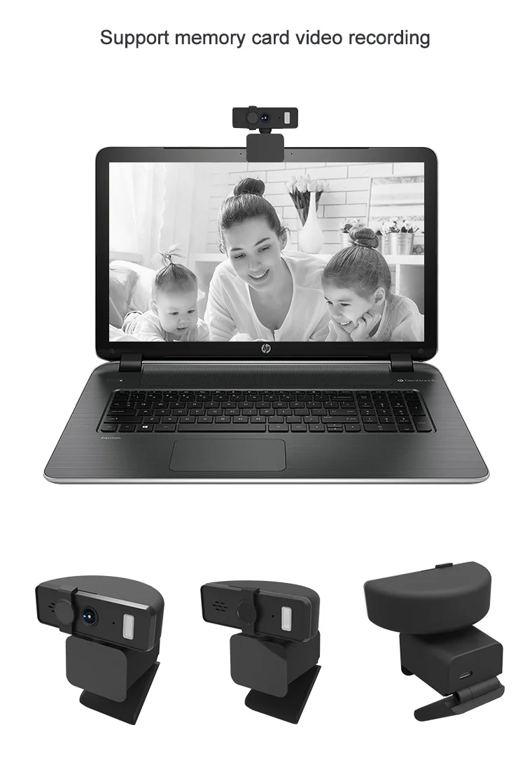 Autotrack HD 1080P USB Webcam 1080phd Web Camera With Auto Motion Tracking Ai Technology