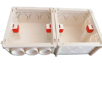 PVC electrical plastic junction box  inside box  white 86x86x38mm