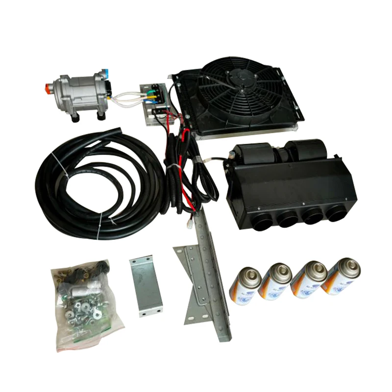 Uut95　自動車エアコン　補充部品　4本 Amazon.co.jp: 12V 24V 統合電動エアコンコンプレッサー、12V DC