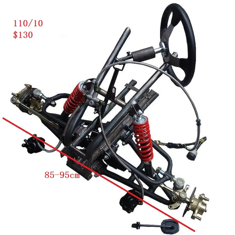 ATV GO KART KARTING DIY Motorcycle Front Axle Suspension
