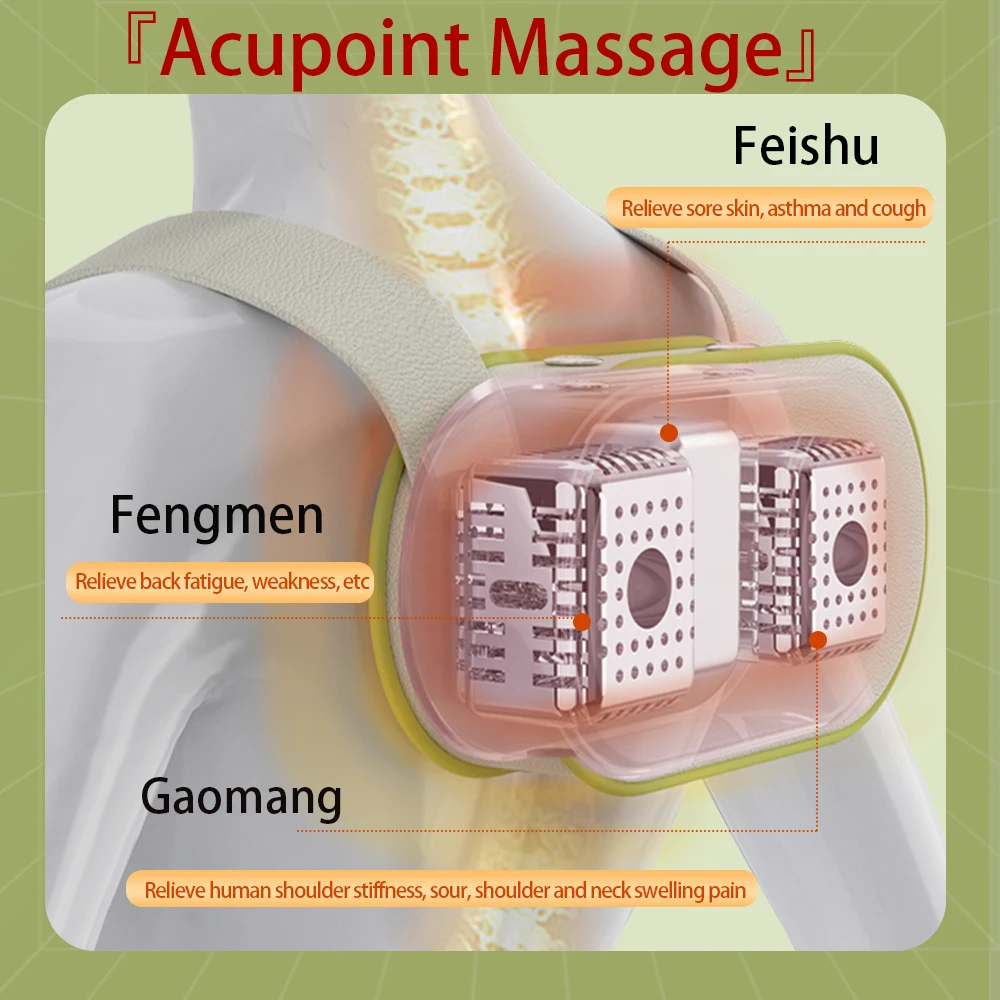 HEZHENG Body Fatigue Relief Vibrator Neck Waist Leg Percussion Massage Device Back Shoulder Massage Hammer Slimming Massager