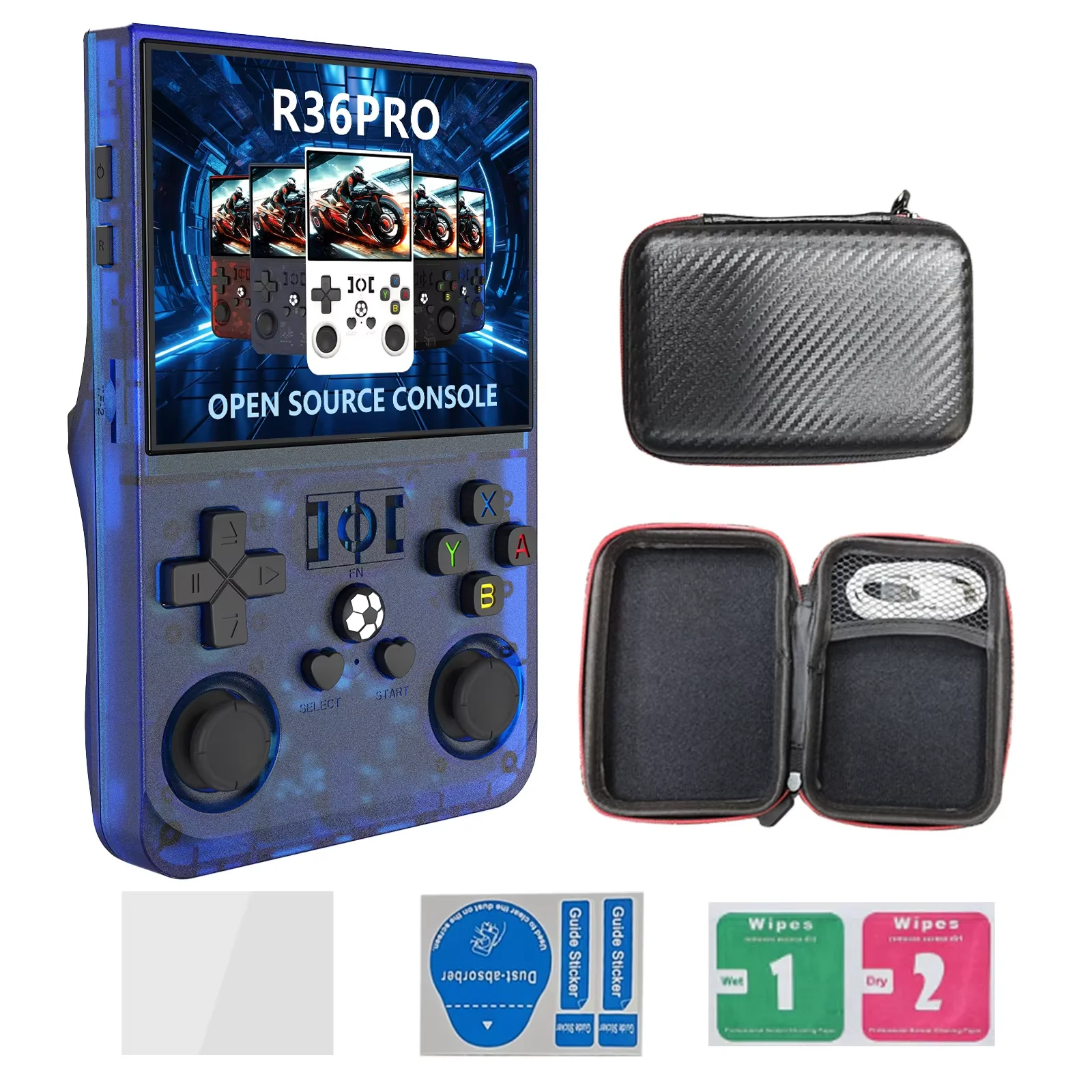 R36Proハンドヘルドレトロゲームコンソール640*480解像度3.5