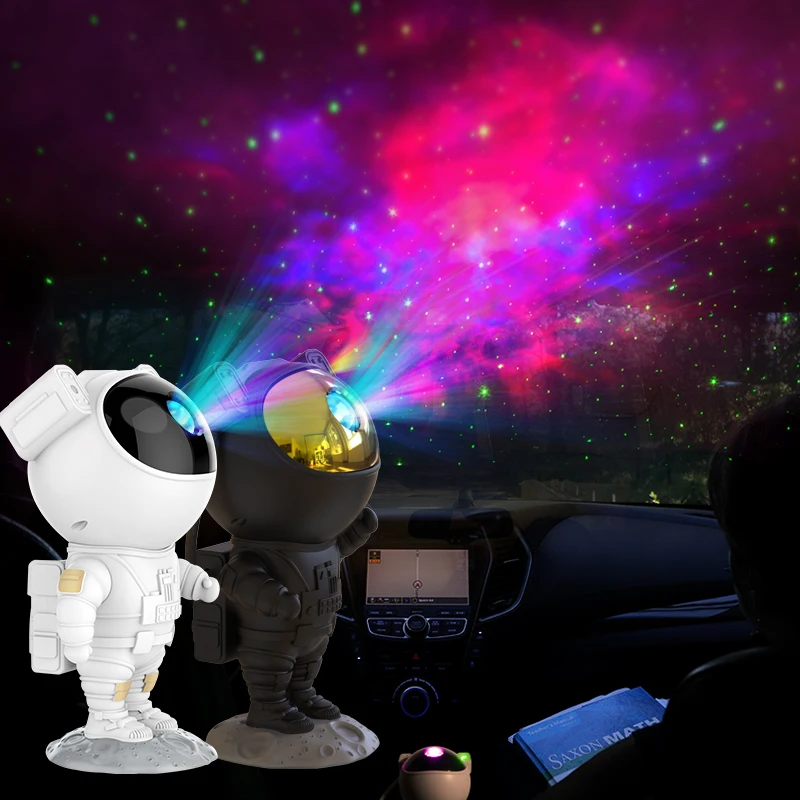 Galaxy Light Projector For Kids Star Projector Moon Nebula Astronaut Shaped Light Usb Astronaut Star Light Projector