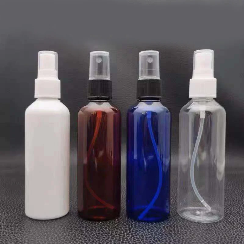 3ml 5ml 10ml 15ml 20ml 30ml 50ml 60ml 100ml 120 ml 150ml Clear Transparent Black and White Plastic Pet Spray Bottle
