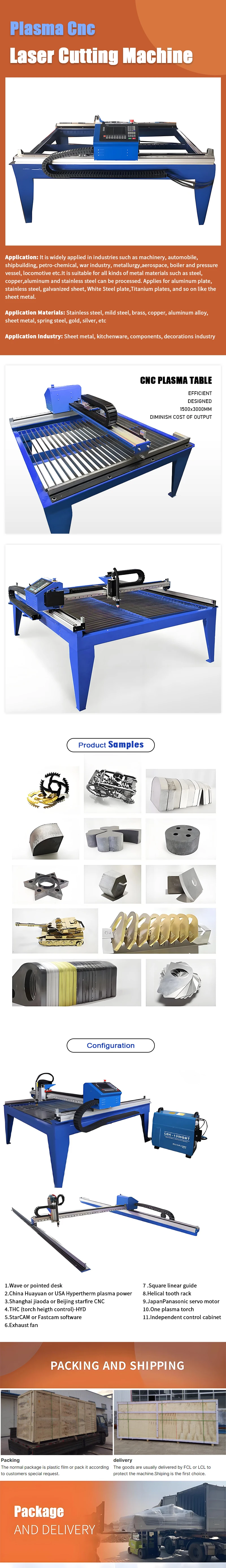 1530 Cheap Table Plasma Cutter Cutting Single Drive Automatic Machine Cutting With CNC 220V with 120A