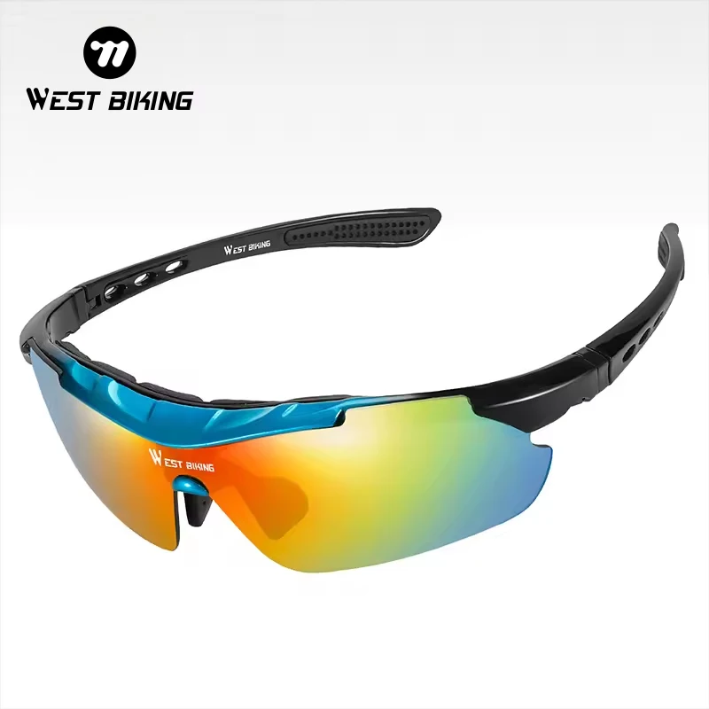 WEST BIKING Polarized Bike Glasses Bicycle Outdoor Eyewear Sunglasses  Ciclismo Bike Goggles Lens Outdoor Sport Cycling Glasses