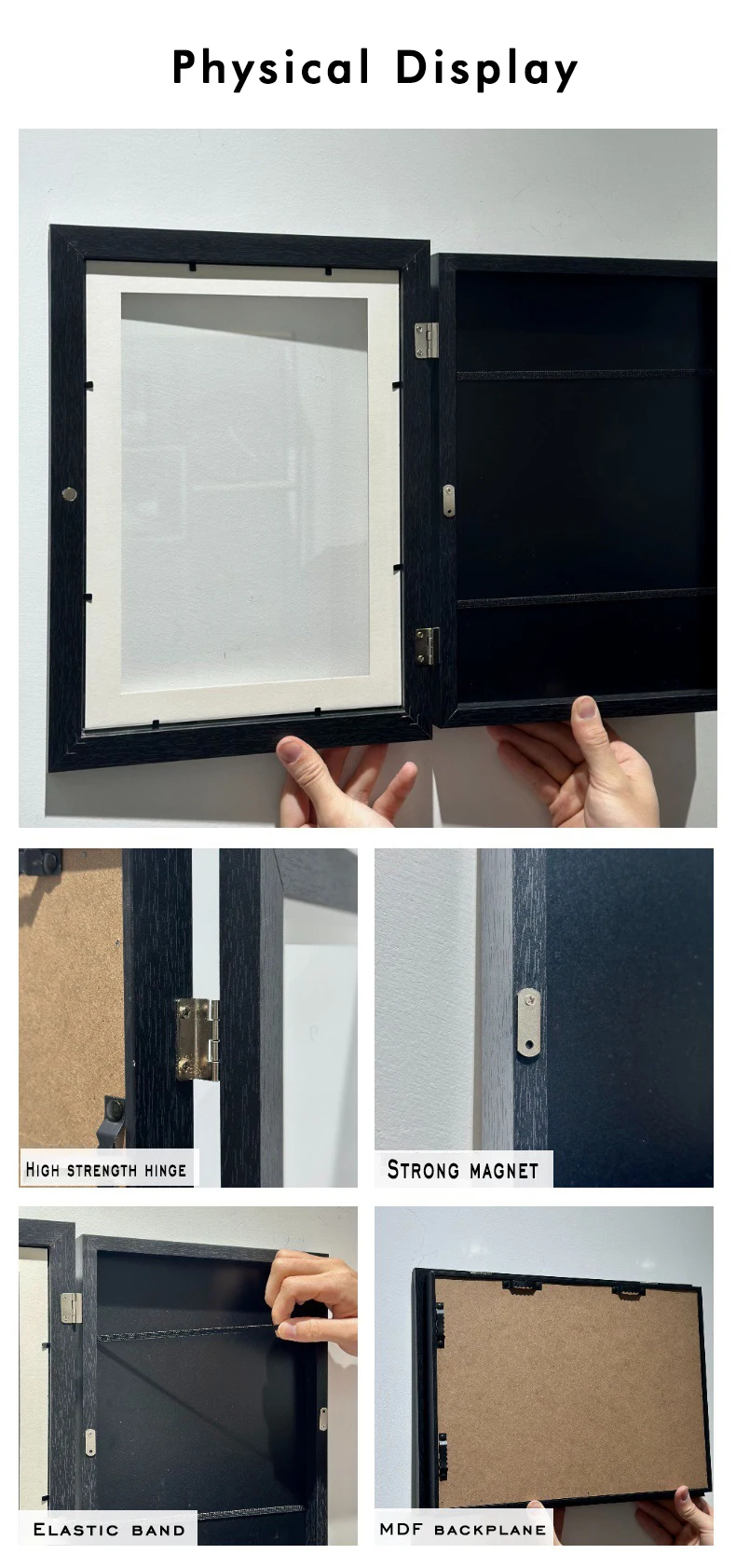 Kids Art Frame Front Opening Display Picture Frames For Kid Artwork