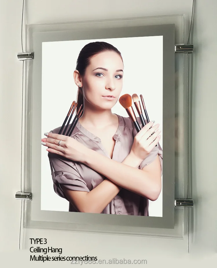 Customized Designed Ultra Thin Led Light Box Sign For Business