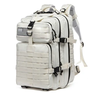 45L Tactical Gym Backpack Fashionable Outdoor Sports Molle Backpack Waterproof Trekking Workout Anti-Theft Polyester Backpack