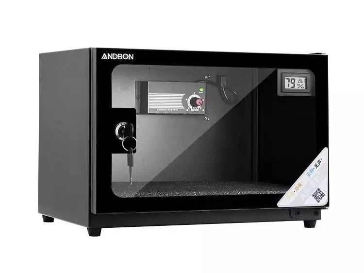 ANDBON AB-21C Dry Cabinet Box 21L Liters Digital Display with Manual Humidity Controller AB21C